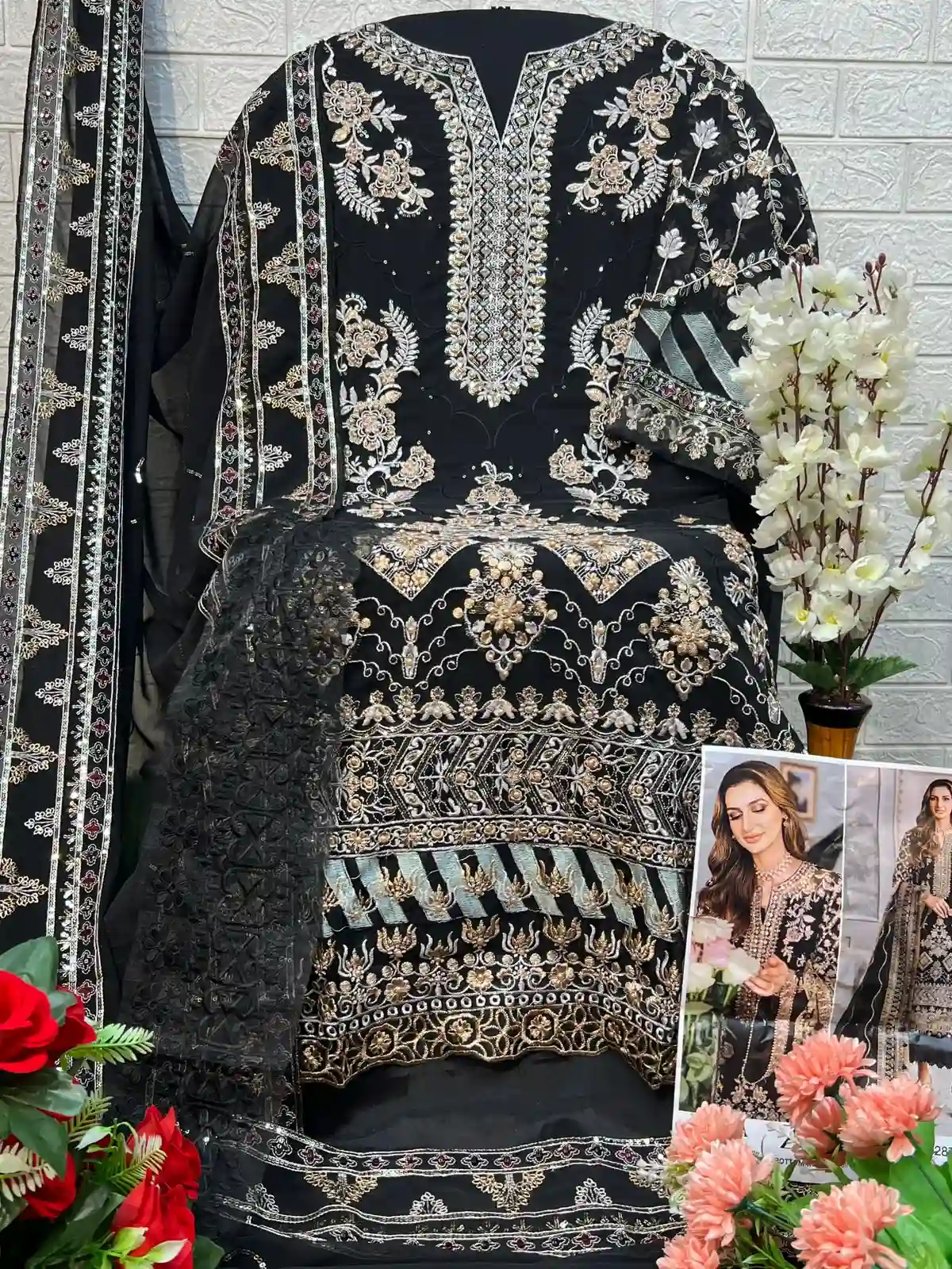 Zaha Zoya Vol 2 Georgette Wholesale Pakistani Salwar Suit Catalog — Wholesale Salwar Suits, MPA wholesale from Surat — view 3